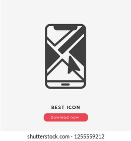 Gps icon vector. Location gps symbol. Map pin icon. Pointer, gps symbol. Direction gps.