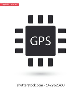 gps icon vector . Lorem Ipsum Illustration design