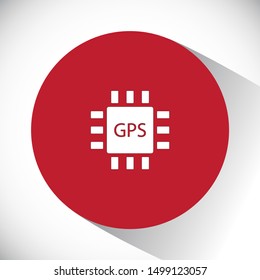 gps icon vector . Lorem Ipsum Illustration design