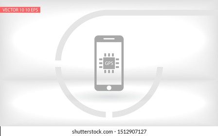 gps icon vector . Lorem Ipsum Illustration design