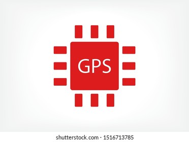 gps icon vector . Lorem Ipsum Illustration design