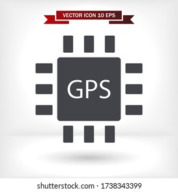 gps  icon vector . Lorem Ipsum Illustration design
