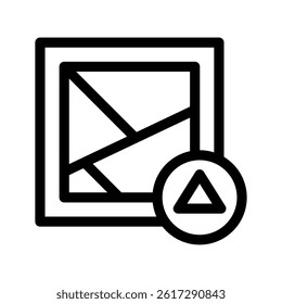 Gps Icon Vector Symbol Design Illustration