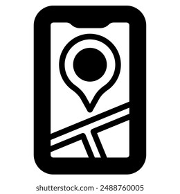 GPS icon for web, app, infographic, etc