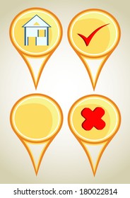 GPS icons.