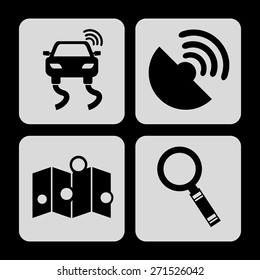 gps icons design, vector illustration eps10 graphic 