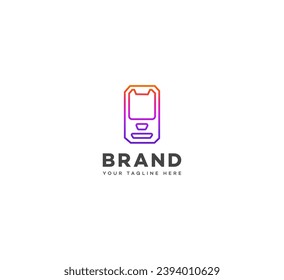 GPS land area measurer logo design template elements. Vector illustration. New Modern logo.