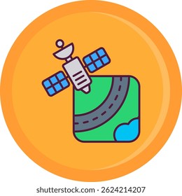 GPS-Linien, Vektorsymbol, Design