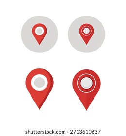 ícone de localização GPS, Pino de localização, ícone Pinpoint, vetor 
