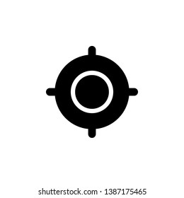 GPS, location icon. Simple glyph, flat vector of Location icons for UI and UX, website or mobile application