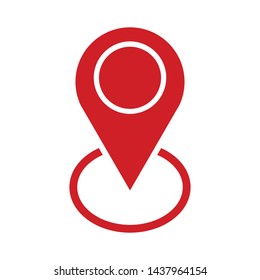 GPS. LOCATION ICON VECTOR SIMPLE DESIGN