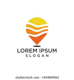 gps of location logo template