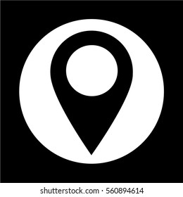 GPS location Map pointer icon