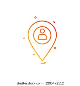 gps location map travel direction icon vector design