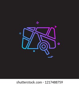 gps location map travel direction icon vector design