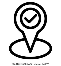 Localização GPS - localização GPS moderna ou símbolo de ícone de navegação