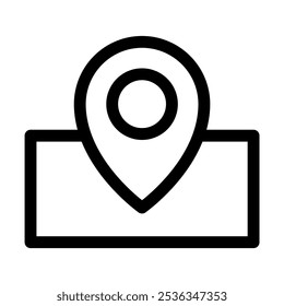 Localização GPS - localização GPS moderna ou símbolo de ícone de navegação