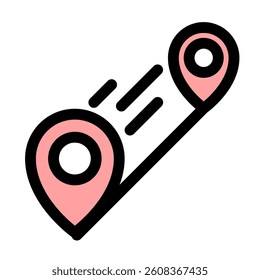 GPS location - modern GPS location or navigation icon symbol