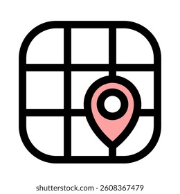 GPS location - modern GPS location or navigation icon symbol