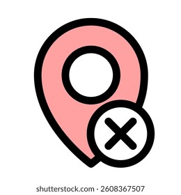 GPS location - modern GPS location or navigation icon symbol