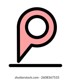 GPS location - modern GPS location or navigation icon symbol