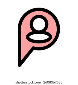 GPS location - modern GPS location or navigation icon symbol