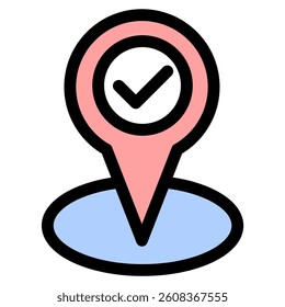 GPS location - modern GPS location or navigation icon symbol