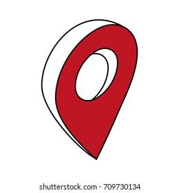gps location pin icon image