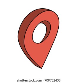 gps location pin icon image 