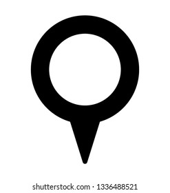 Gps, location pin symbol 