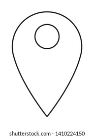 gps location point cartoon vector illustration graphic design