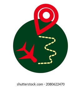  GPS location symbol. flat design ilustration 