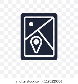 GPS Location transparent icon. GPS Location symbol design from Maps and locations collection. Simple element vector illustration on transparent background.