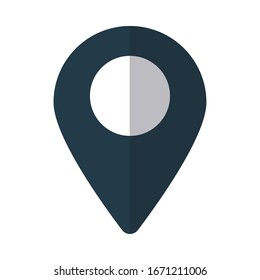 gps locator on white background vector illustration design