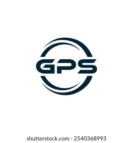 GPS logo. G P S design. White GPS letter. GPS, G P S letter logo design. G P S letter logo design in GOLD, 