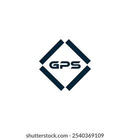 GPS logo. G P S design. White GPS letter. GPS, G P S letter logo design. G P S letter logo design in GOLD, 