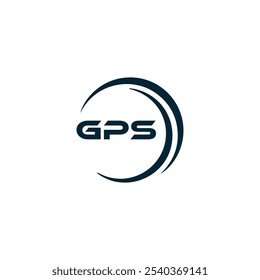 GPS logo. G P S design. White GPS letter. GPS, G P S letter logo design. G P S letter logo design in GOLD, 