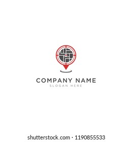 GPS Logo Template Design Vector, Emblem, Design Concept, Creative Symbol, Icon