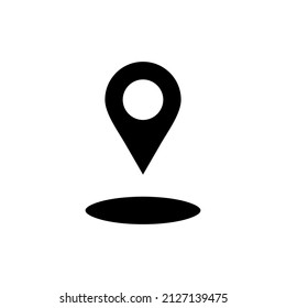 Gps, Map, Navigation, Direction Solid Icon Vector Illustration Logo Template. Suitable For Many Purposes.
