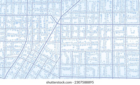 Gps mapea la navegación a casa propia. Vista superior de la ciudad. Vista desde arriba de los edificios del mapa. Vista detallada de la ciudad. Mapa turístico gráfico decorativo. Resumen de los antecedentes del transporte. Vector, ilustración.