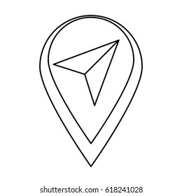 GPS map pointer