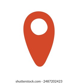 GPS, Map pointer, location mark, pin point of place, location pin or navigation mark, pin point, location marker, landmark for map sticker, place mark, indicator, navigation flat vector illustration.