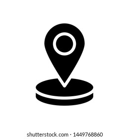 Gps maps best icon , template logo design business , emblem isolated illustration outline solid background white
