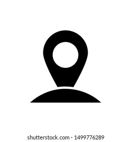 Gps maps best icon , template logo design road business , emblem isolated illustration outline solid background white

