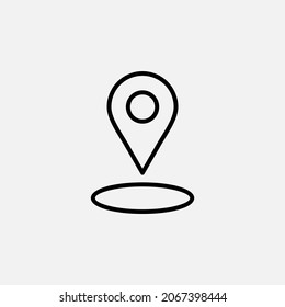 GPS, Maps, location, pin line icon design concept