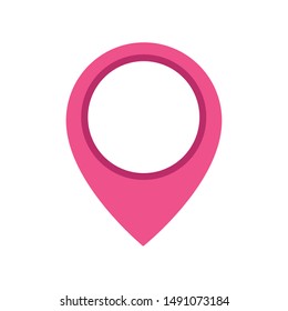 Gps mark design, Map travel navigation route road and location theme Vector illustration