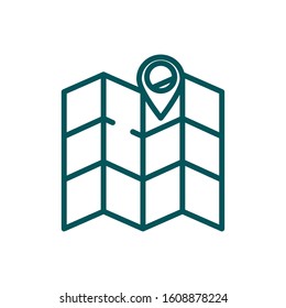 Gps mark design, Map travel navigation route road location technology search street and direction theme Vector illustration