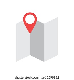 Gps mark and map design, Map travel navigation route road location technology search street and direction theme Vector illustration