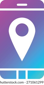 Gps mobile Vector Icon Design Illustration