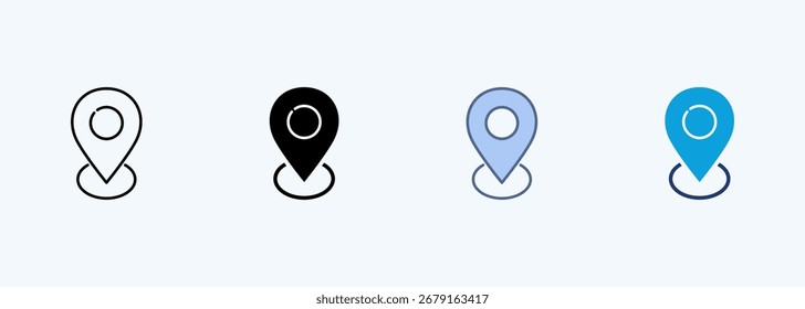 Gps Multiple Style Icon Collection